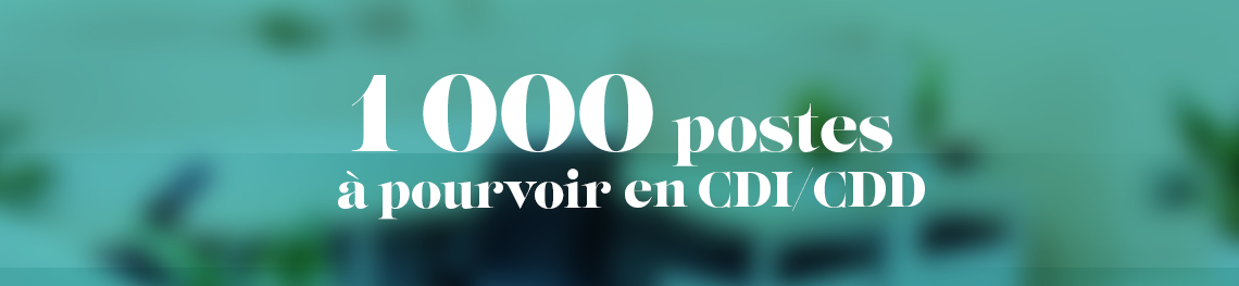 1000 postes