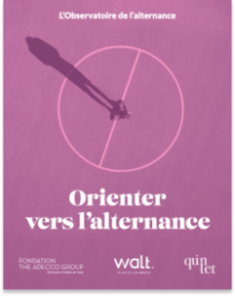 Couverture de l'étude Orienter vers l'alternance