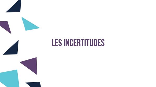 Vidéo intitulée Les incertitudes