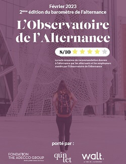 Couverture de la 2e édition du Baromètre de l’Alternance